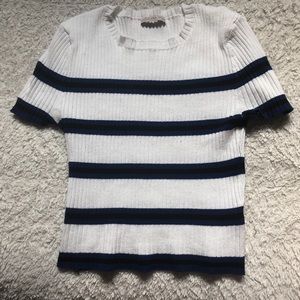 Striped Crop top! (3/$9!)